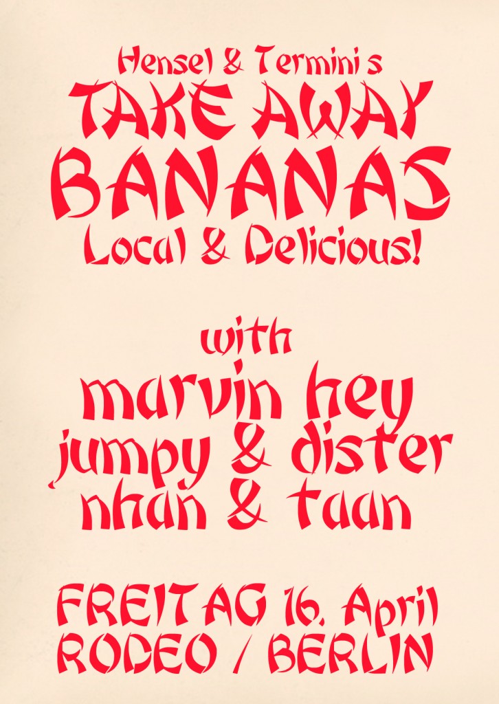 Take Away Bananas berlin inc dister