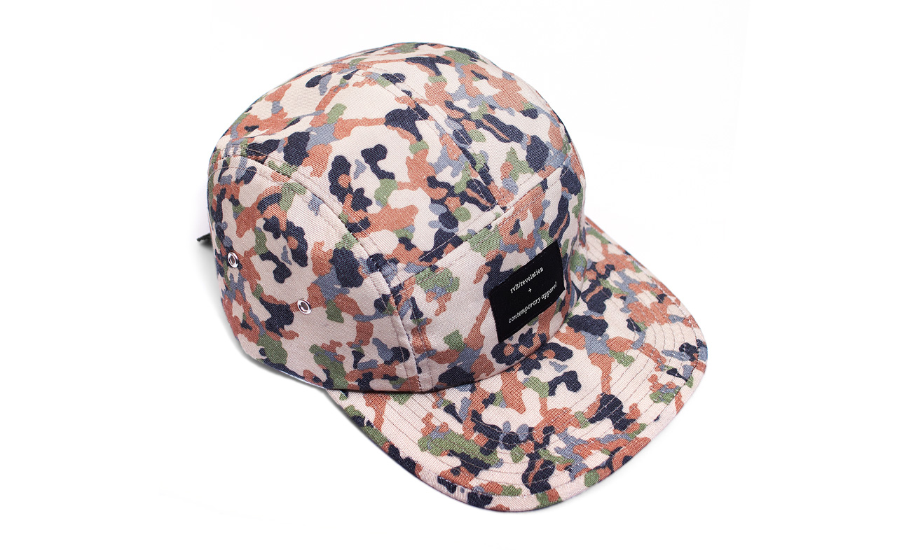 RVLT 5 Panel Camo Cap