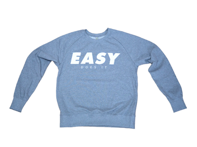 Easy Does it Sweat Shirt Heather Grey