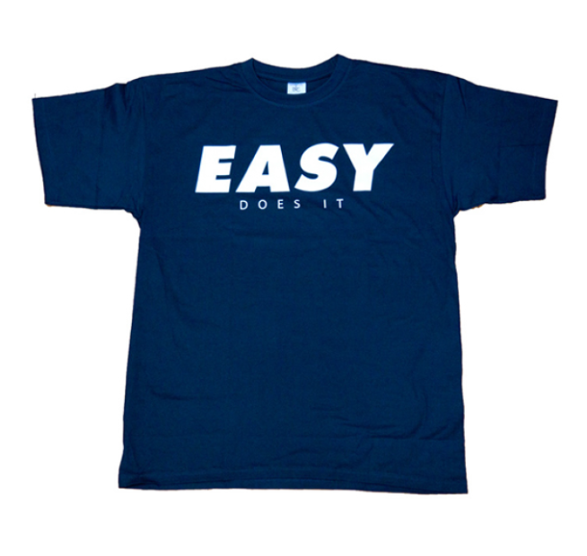 Easy Does it Tee Shirt Navy